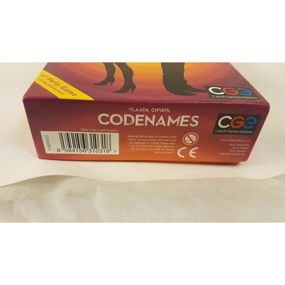 Vlaada Chvatil Codenames Top Secret Word Card Board Game Czech Games Edition - Picture 2 of 9